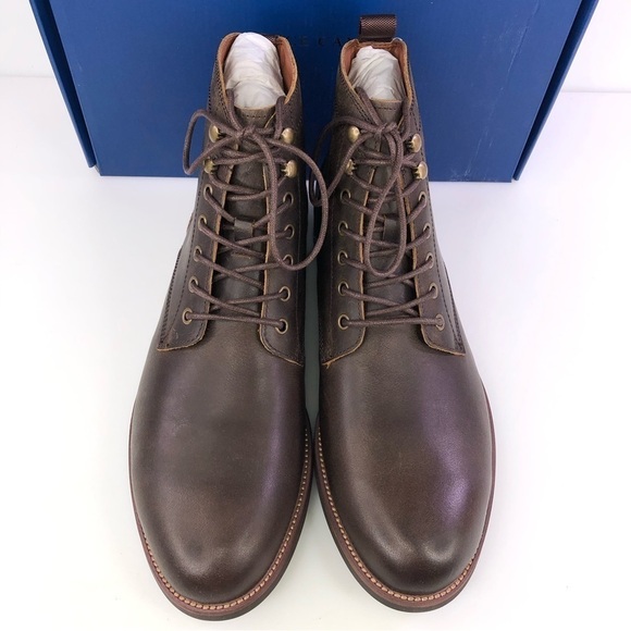 Vince Camuto Men\'s Lannie Leather Jack Boot Mocha 11M New main image 5